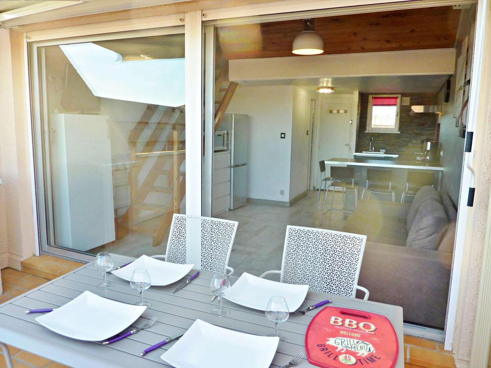 Apartmán Duplex Renove Avec Clim, Terrasse Et Parking A Marseillan - Fr-1-387-162 Exteriér fotografie