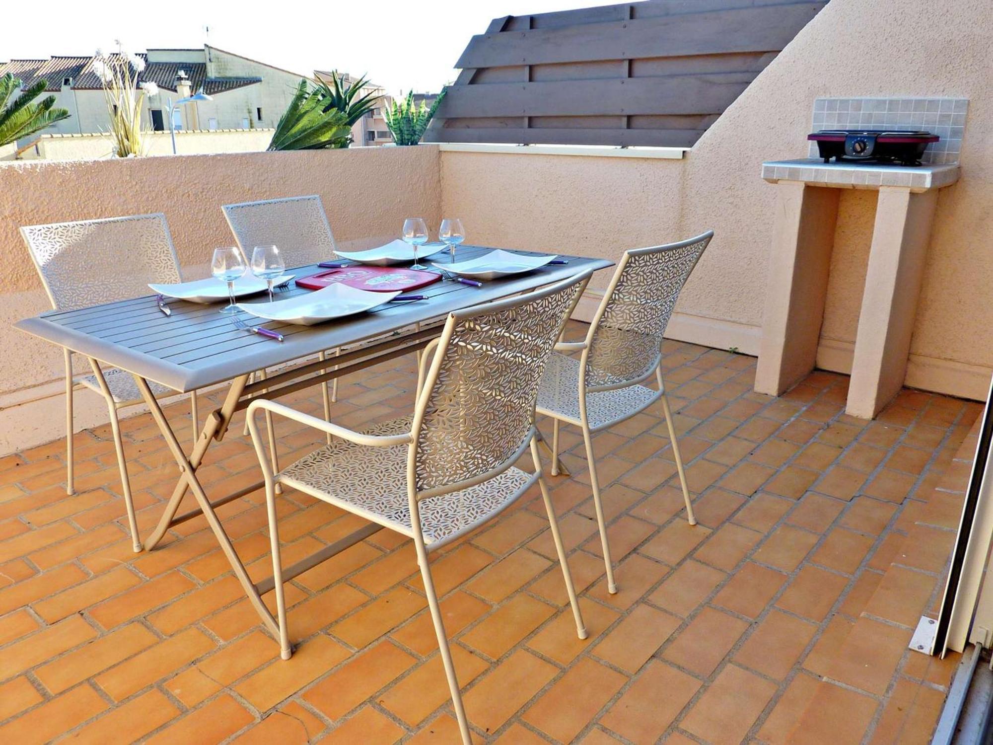 Apartmán Duplex Renove Avec Clim, Terrasse Et Parking A Marseillan - Fr-1-387-162 Exteriér fotografie